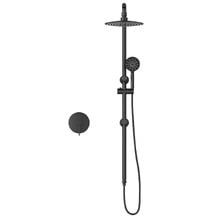 Lia 250mm Round Twin Shower Mixer Set
